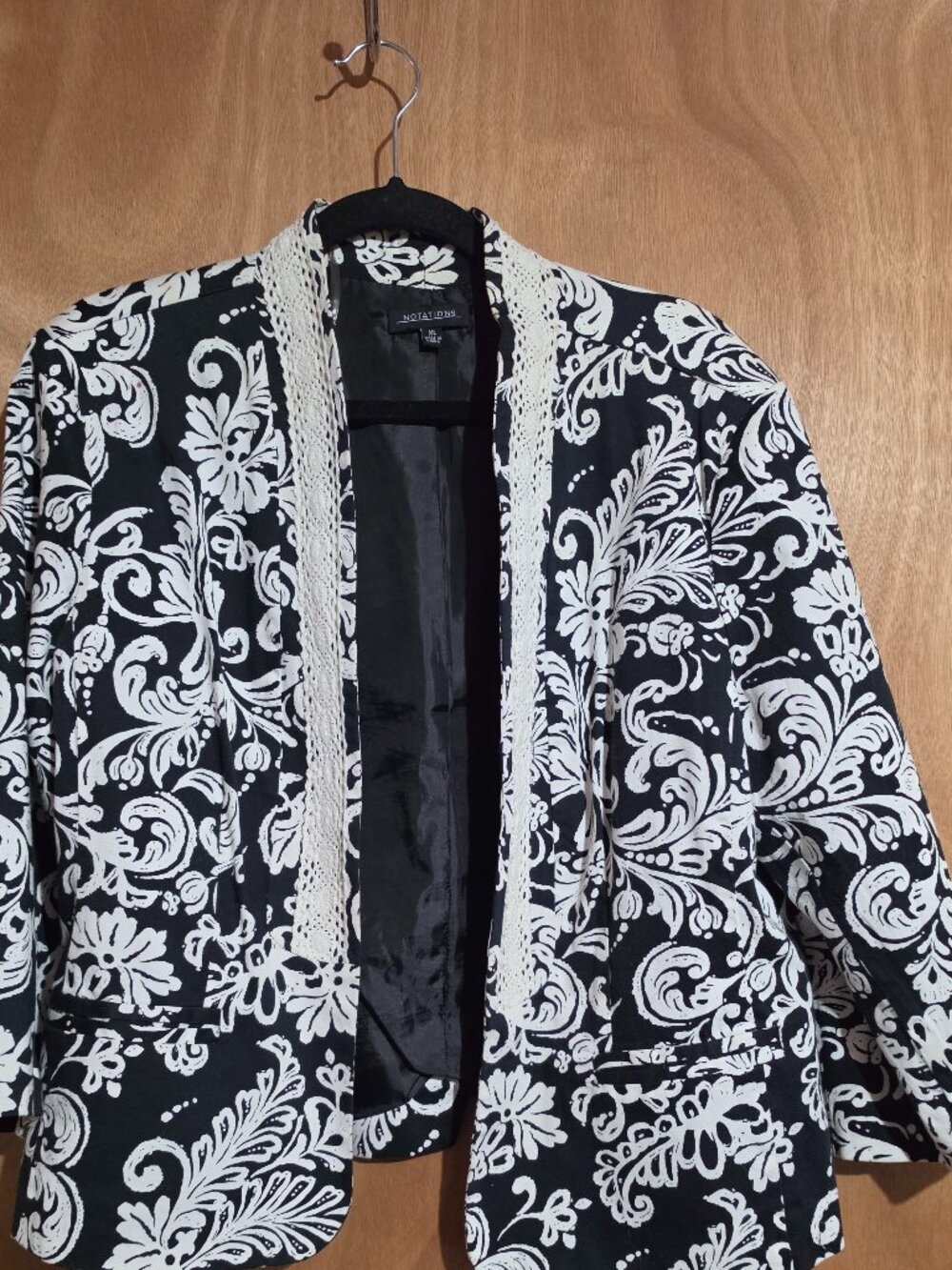 Notations Black & White Jacket
